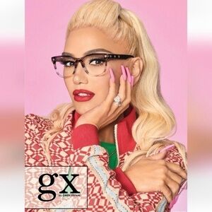 GX by Gwen Stefani Women's Black and Brown Glasses